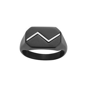 Chevalière jaxon en acier 316l 58