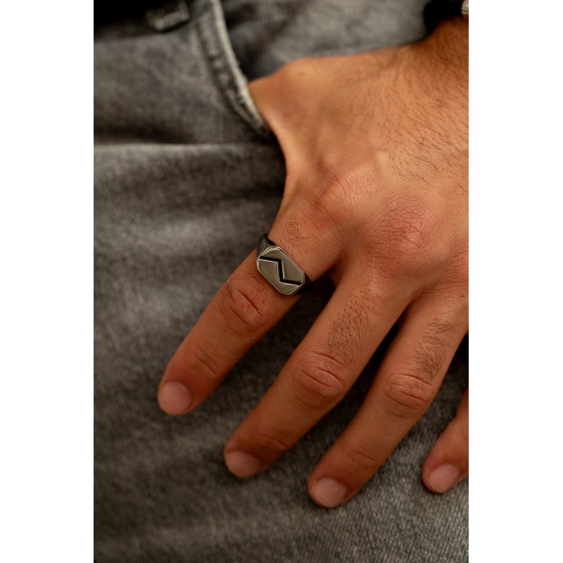 Chevalière jaxon en acier 316l