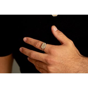 Chevalière jaxon en acier 316l 66