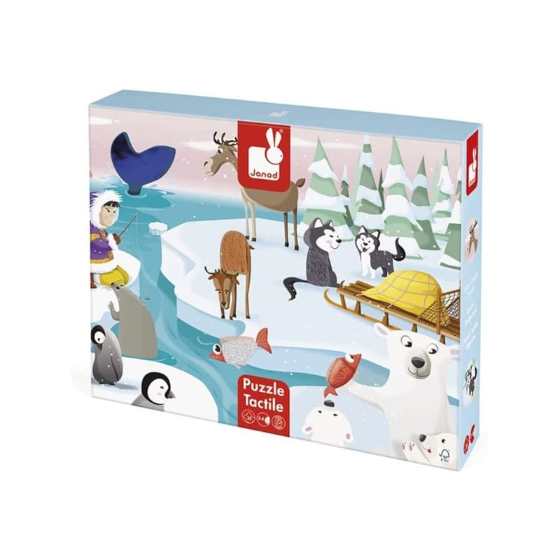 Puzzle tactile - la banquise