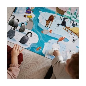 Puzzle tactile - la banquise