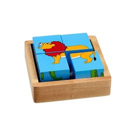 Bloc puzzle - les animaux du monde