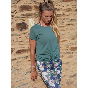 Legging yoga colibri court imprimé palette artiste (<1,70m) XL