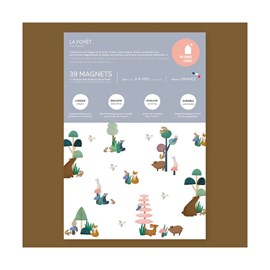 Jeu magnétique animaux forêt