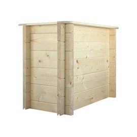 Carre potager exterieur bois - 78x38xh57 cm