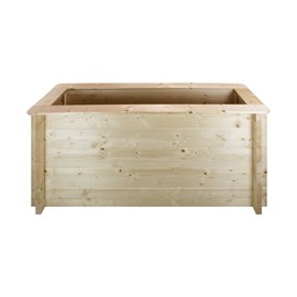 Carre potager exterieur bois - 118x38xh57 cm