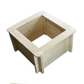 Carre potager exterieur bois - 58x58xh35 cm