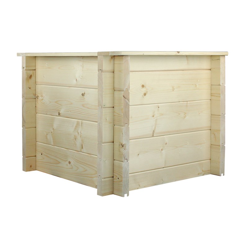 Carre potager exterieur bois - 58x58xh46 cm