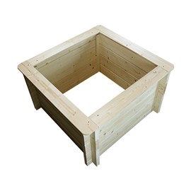 Carre potager exterieur bois - 78x78xh46 cm