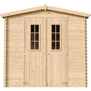 Abri de jardin en bois avec sol traité - l236xl226xh218 cm - 4.33m2
