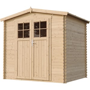 Abri de jardin en bois avec sol traité - l236xl226xh218 cm - 4,33 m2