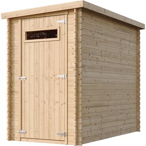 Abri de jardin en bois avec sol traité-  l239xl144xh198 cm-2.63 m2