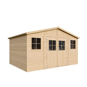 Abri de jardin en bois - h246x418x320 cm-12 m²