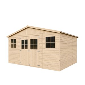 Abri de jardin en bois - h246x418x320 cm-12 m²