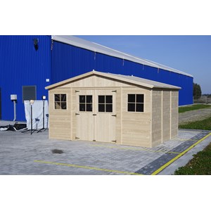 Abri de jardin en bois - h246x418x320 cm-12 m²