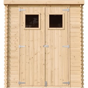 Abri de jardin en bois avec sol traité - l204xl204xh200 cm-3.53 m2