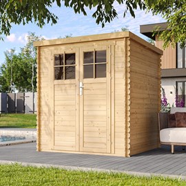 Abri de jardin en bois - porte verrouillable de haute qualité - 3.53 m2
