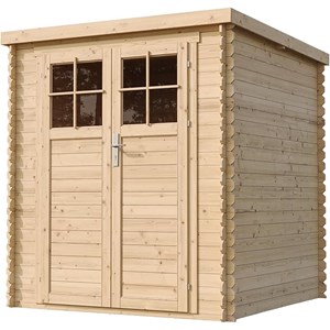 Abri de jardin en bois avec sol traité - de haute qualité - 3.53 m2