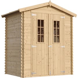 Abri de jardin en bois - l196xl136xh218 cm- 1.98 m2