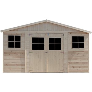 Abri de jardin en bois - h246x418x522 cm-20 m²