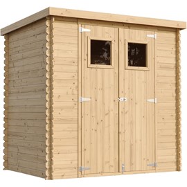 Abri de jardin en bois avec sol traité  l204xl142xh200cm-2.22m2