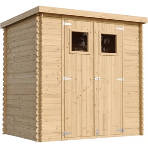 Abri de jardin en bois avec sol traité  l204xl142xh200cm-2.22m2