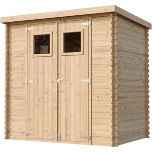Abri de jardin en bois avec sol traité  l204xl142xh200cm-2.22m2