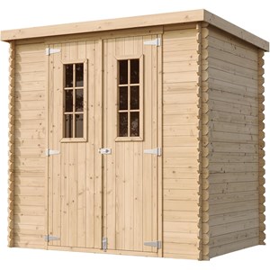 Abri de jardin en bois avec sol traité de haute qualité -  2.22m2