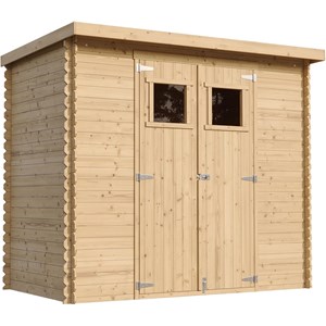 Abri de jardin en bois - l239xl142xh200cm-2.63 m2