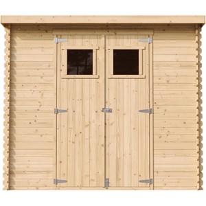 Abri de jardin en bois - l239xl142xh200cm-2.63 m2