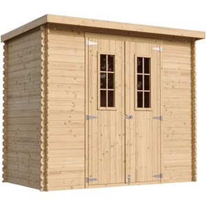 Abri de jardin en bois - l239xl142xh200cm-2.63 m2