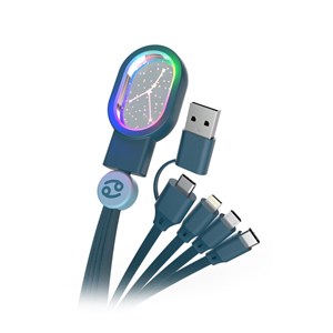 Câble astro 4 en 1 - design zodiaque cancer - mob
