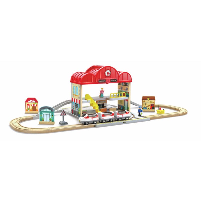 Circuit De Train Forestier Pour Enfants - Rails Extensibles, Train Automatique, Jouet éducatif Pour 3 à 8 Ans Et Plus