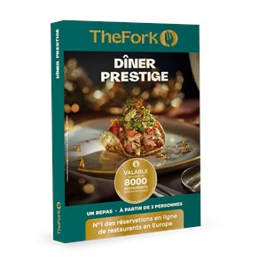 Coffret cadeau thefork - dîner prestige