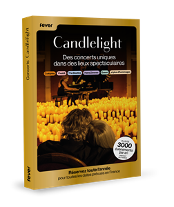 Coffret cadeau candlelight - concerts à la bougie