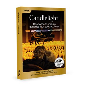 Coffret cadeau candlelight - concerts à la bougie