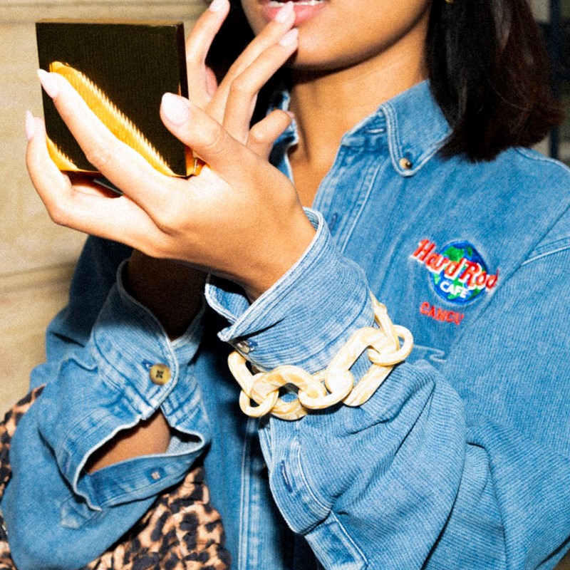 Bracelet astre en acétate de cellulose