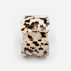 Bracelet stellar en acétate de cellulose Latte