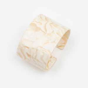 Bracelet stellar en acétate de cellulose Nude