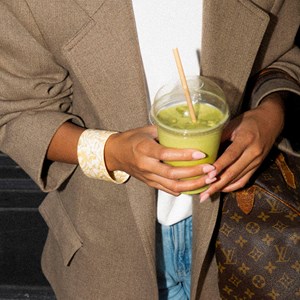 Bracelet stellar en acétate de cellulose Nude