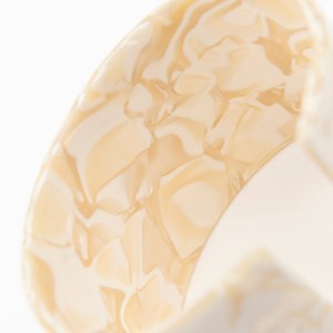 Bracelet stellar en acétate de cellulose Nude