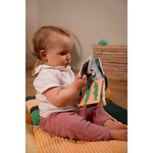 Livre tissu bébé  - jungle