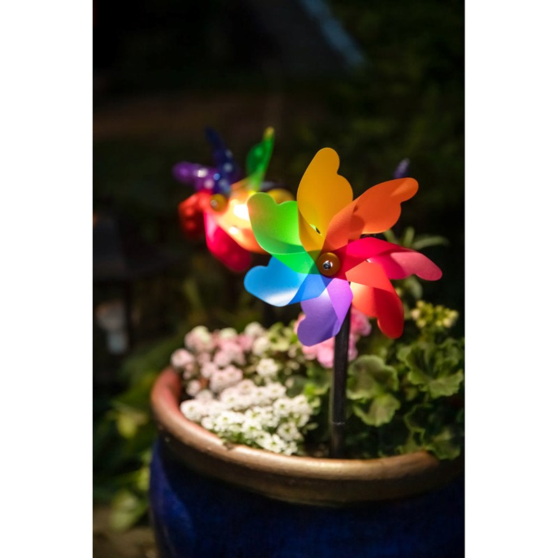 Moulin à vent solaire - rond