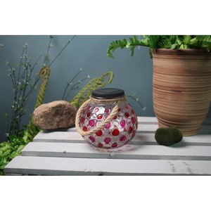 Déco de table solaire - effet 3d - rouge