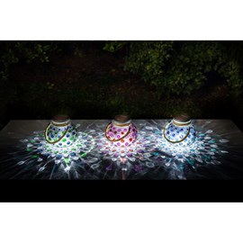 Déco de table solaire - effet 3d - bleue