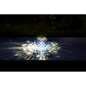 Déco de table solaire - effet 3d - bleue