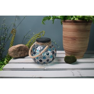 Déco de table solaire - effet 3d - bleue