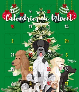 Calendrier de l'avent pour chien 100% friandises gourmandes - en pré-commande