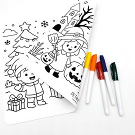 Set de table réversible à colorier