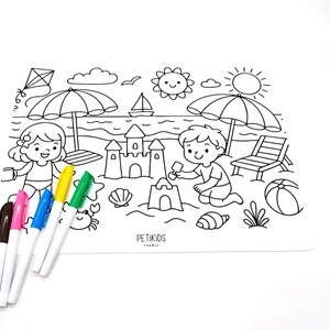 Set de table réversible à colorier